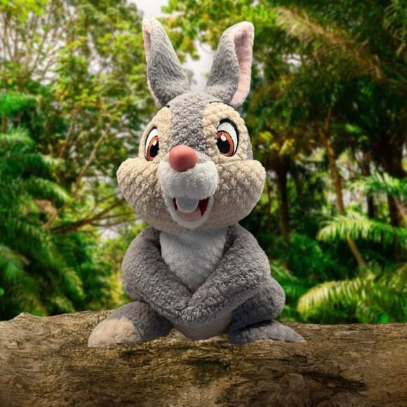 The Disney Store Soft Diamond‎ Pattern Plush Thumper Bunny from Bambi-15 inch - Picture 1 of 9